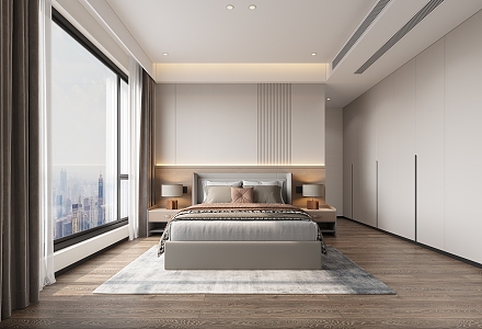 Modern Bedroom 3d model