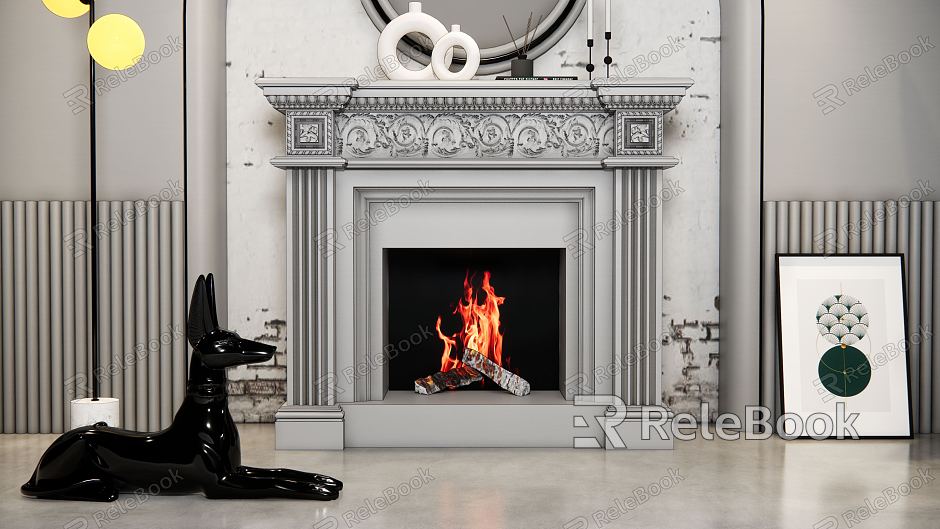 European Fireplace model