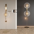 Modern Floor Lamp Glass Floor Lamp Metal Floor Lamp Decorative Lamp 3d model