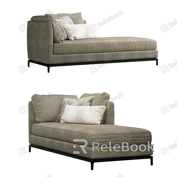 Modern chaise longue model