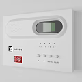 Fire Alarm Control Device With Digital Screen Control Buttons And Indicator Lights