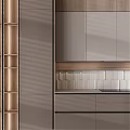 Modern Kitchen Cabinet Design With Drawers Closed Doors And Open Shelves