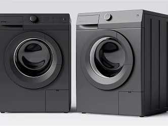 Modern washing machine 3d model