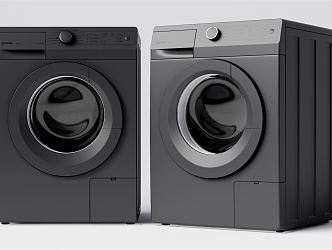 Modern washing machine 3d model