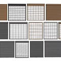 Various Colored Roller Blinds With Different Patterns For Home Windows Decoration