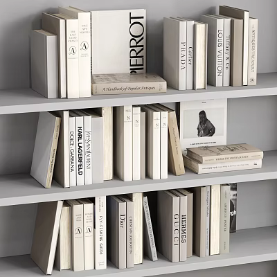 Modern Book Book Book Ornaments 3d model