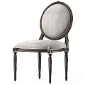 Classic Solid Wood Dining Table And Chairs Set With Carved Details And Upholstered Seats