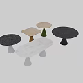 Modern Lighting And Table Designs Showcasing Colorful Shades And Structures 3d model