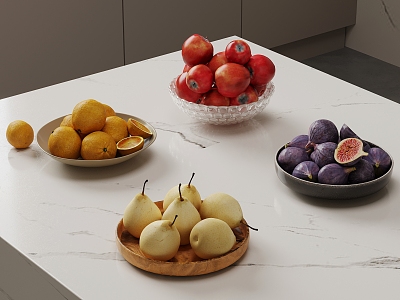 Modern Fruit Plate model