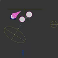 Different Sizes Ice Cream Cones With Pink Yellow White Swirls And One Fallen Melting Cream