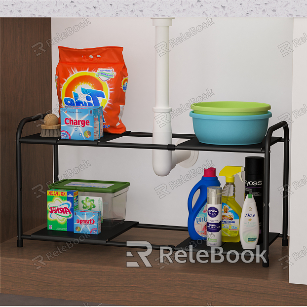 Modern Washing Supplies Sink Rack model