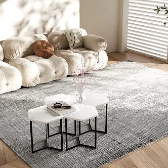 European style coffee table 3d model