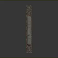 Modern Train Light Rail Subway High Speed Rail 3d model
