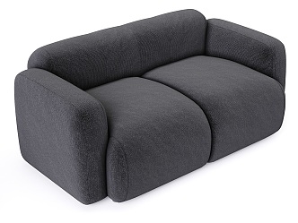 Double sofa leisure sofa 3d model