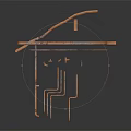 Various Metal Hardware Tools Including Brackets Steel Rods And Connectors In Industrial Design
