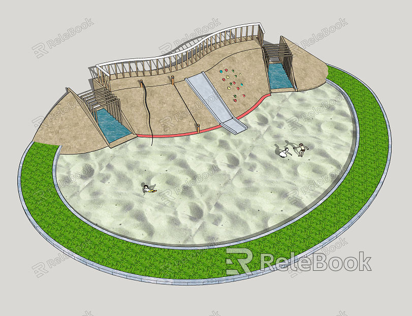 Modern amusement equipment sand pit paradise model