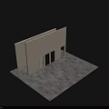 Modern Hinged Doors in White Black and Brown Solid Panel Design