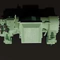 Heavy Duty Industrial Compressor With Robust Construction And Efficient Piping System
