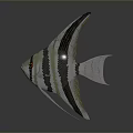 Fish Freshwater Fish Swallow Fish Egyptian Swallow Fish Sea Fish Animal Game Animal Cartoon Animal 3d model