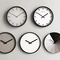 Modern clock wall clock 3d model