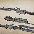 sword weapon cold weapon 3d model