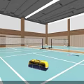 Indoor Sports Fitness Space With Multiple Table Tennis Tables And Modern Design