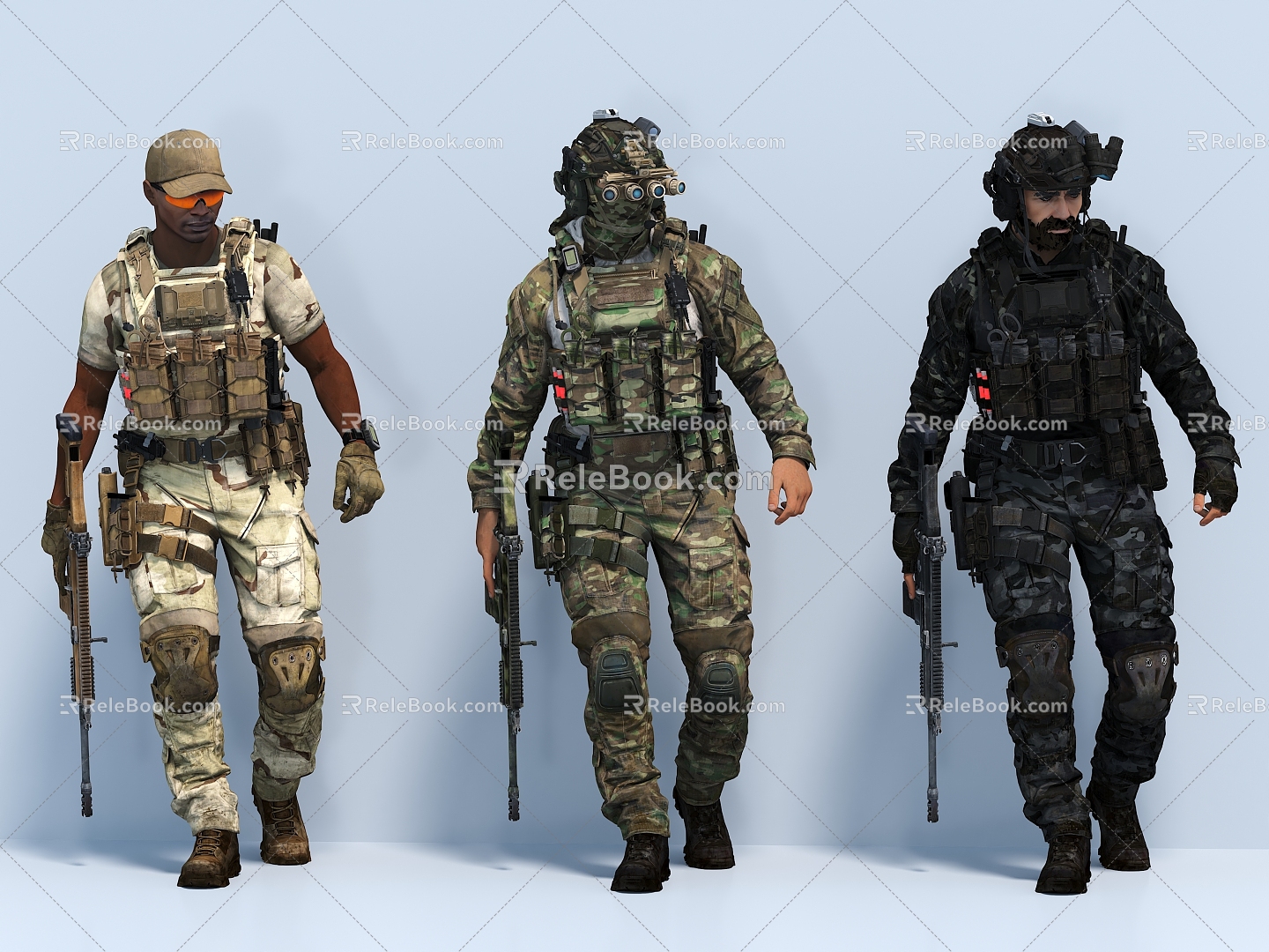 Special Forces Soldier Warrior 3d model