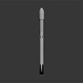 White Rocket With Multiple Boosters And Sleek Design For Space Exploration Missions