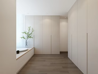 Modern Cloakroom 3d model