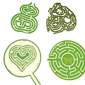 Fun Playground Maze Equipment With Various Shapes For Kids Outdoor Activities