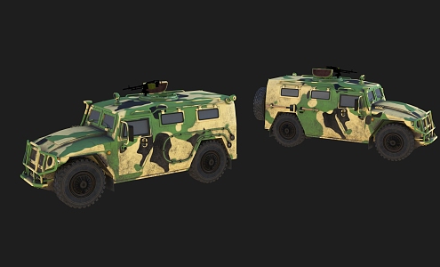 Modern Military Vehicle Military Car 3d model