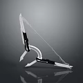 Crossbow Mechanical Crossbow Shift Bow and Arrow Shoot Far Equipment Weapons High-tech Crossbow 3d model