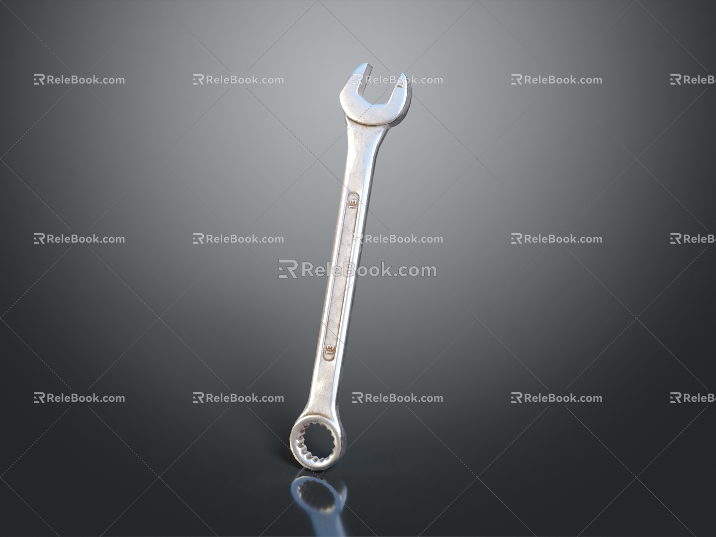 Wrench wrench tool hardware tools processing tools realistic 3d model