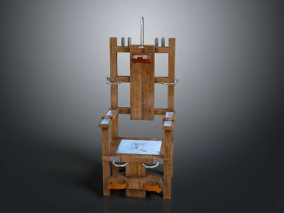 Wooden Sculpture Carving Workbench With Tools Shelves And Work Surface Design 3d model