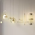 Modern Pendant Lights with Various Designs Metal Frames Glass Shades and Geometric Shapes