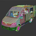 Hyundai Modern Camper Van With Open Doors And Interior Living Space