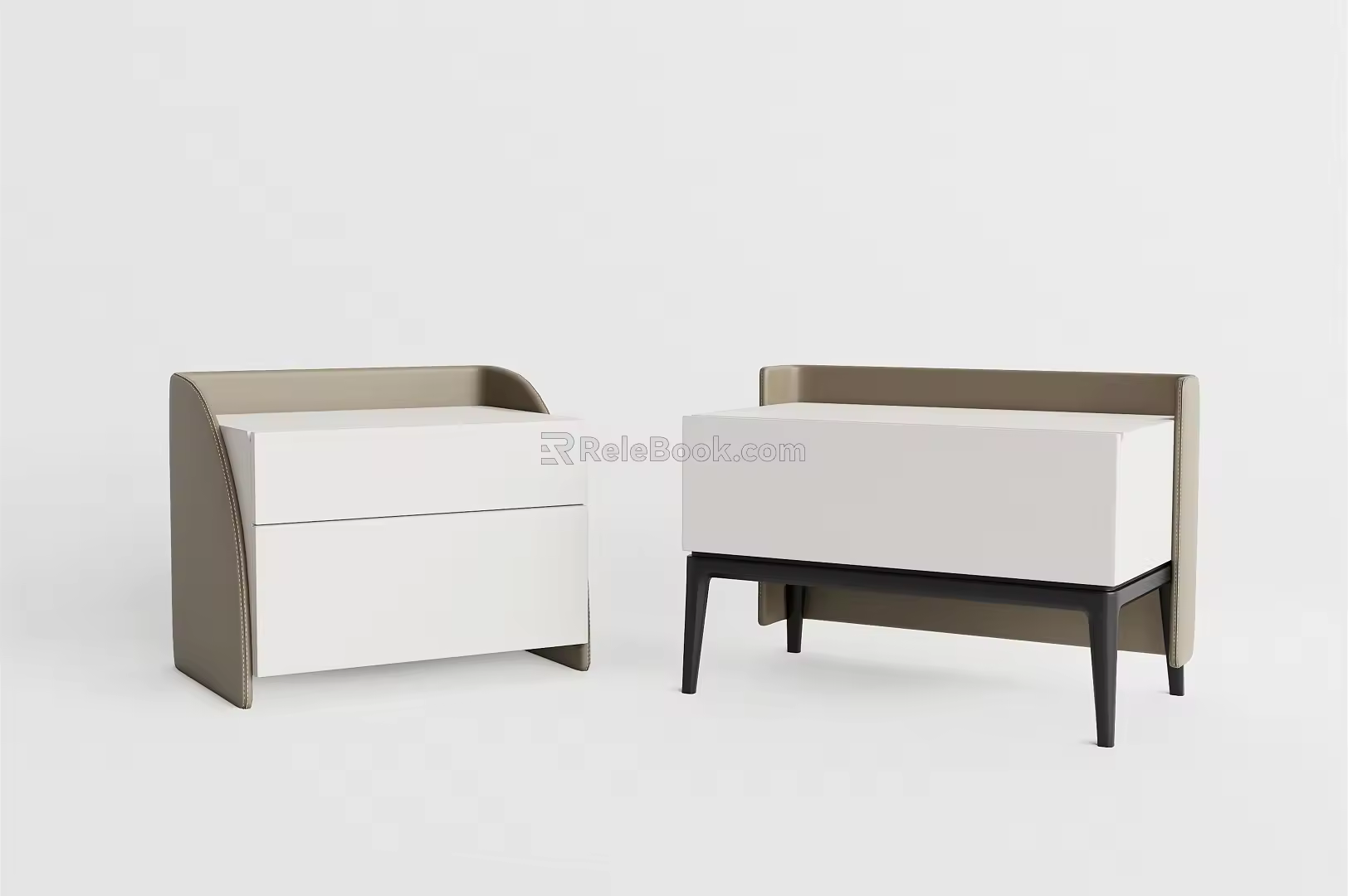 Modern bedside table 3d model