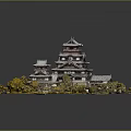 temples halls temples multi-storey ancient buildings chinese ancient buildings chinese ancient buildings 3d model