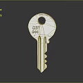 Classic Design Metal House Key For Daily Home Security And Unlocking Doors