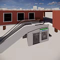 Elegant Hotel Lobby Interior With Reception Desk And Comfortable Seating Area