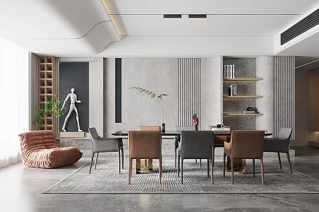 Modern Restaurant 3d model