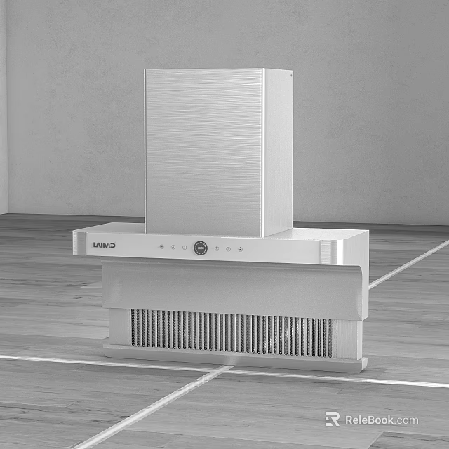 Modern SAKACO Stainless Steel Kitchen Range Hood Appliance With Sleek Design For Home Kitchen 3d model 