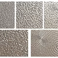 Metallic Wall Panels With Various Textured Patterns And Different Designs For Interior