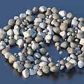 Pebbles Gravel Stone 3d model