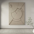 modern decorative painting 3d model