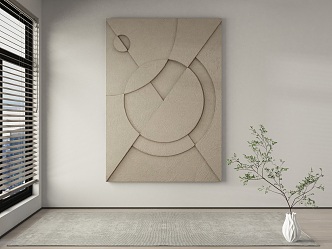 modern decorative painting 3d model