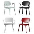 Modern Dining Chairs In Multiple Colors With Sleek Backrest And Leg Design