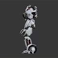 Modern Robot Warrior Mechanical Combat Police Mechanical Armor 3d model