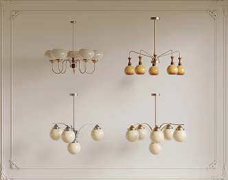 Small chandelier 3d model