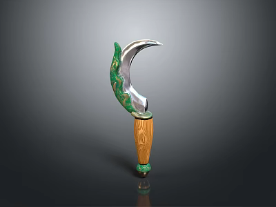 Sickle Narrow Fan Sickle Wide Fan Sickle Moon Bud Sickle Small Sickle Death Sickle Large Sickle Small Sickle 3d model